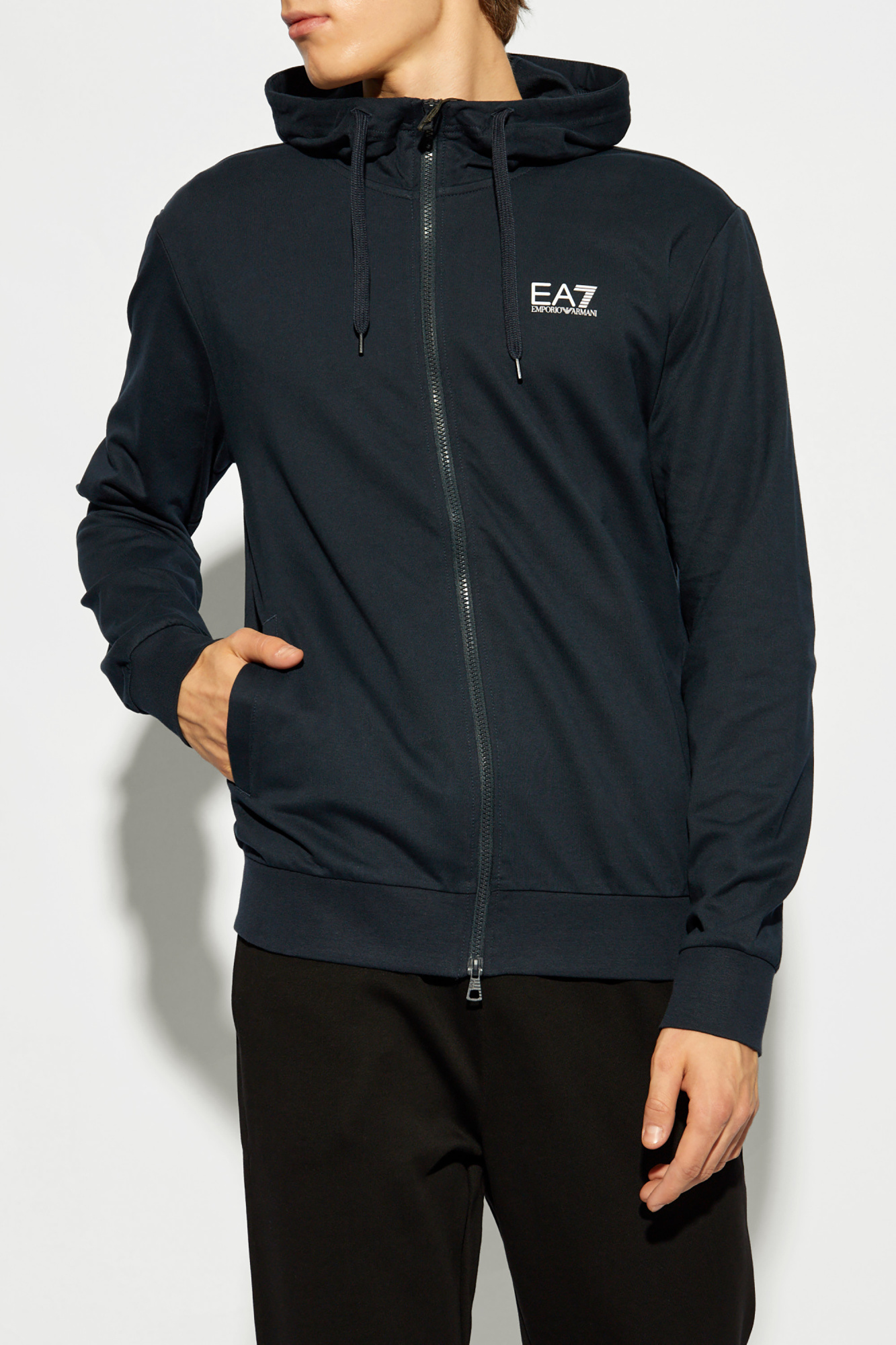 EA7 Emporio Armani Zip up Sweatshirt Men s Clothing Vitkac